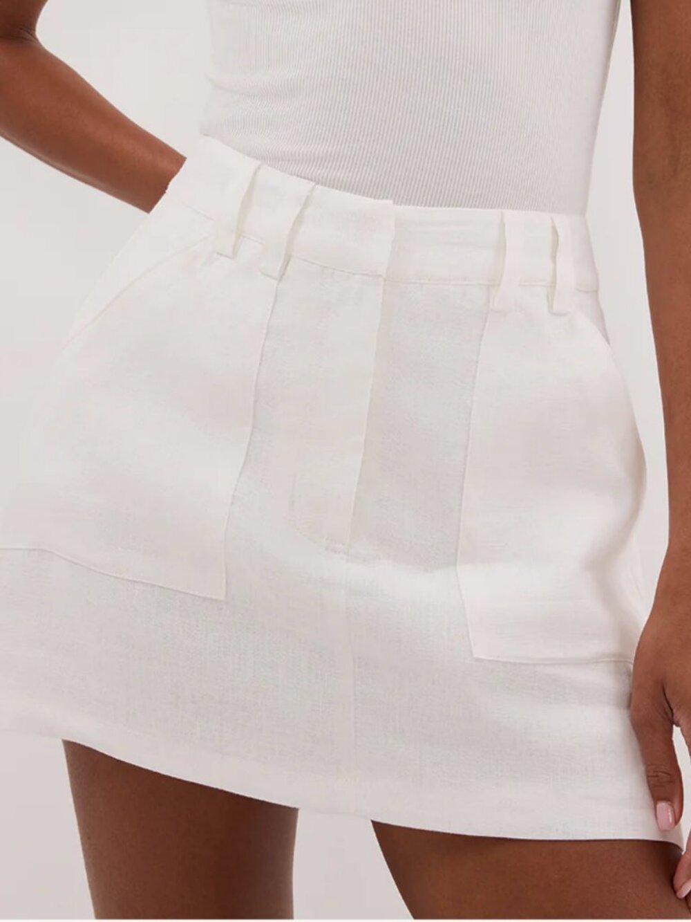 Dissh Eva Linen Skirt/Skort - NWT